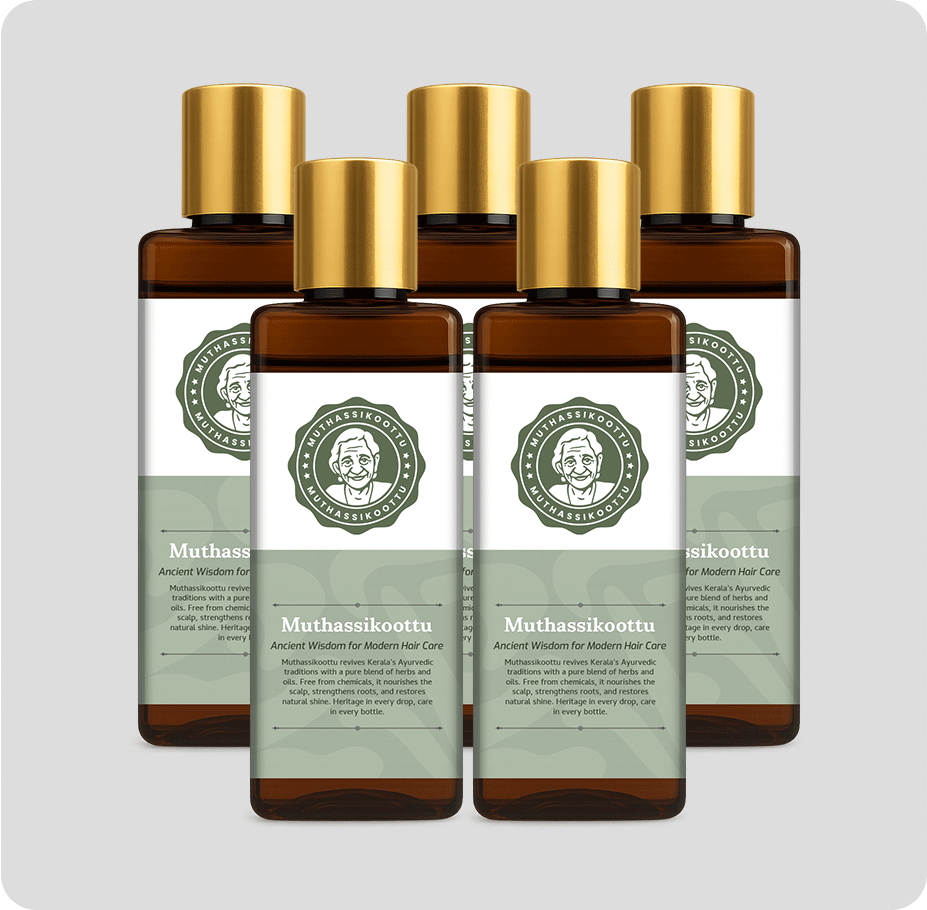 Muthassikoottu Hair Oil – 500ml (Family Pack – 5 Bottles)