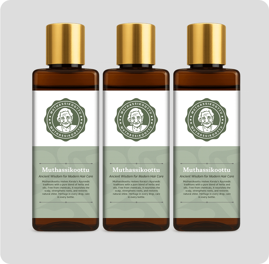 Muthassikoottu Hair Oil – 300ml (3 Bottles Combo)