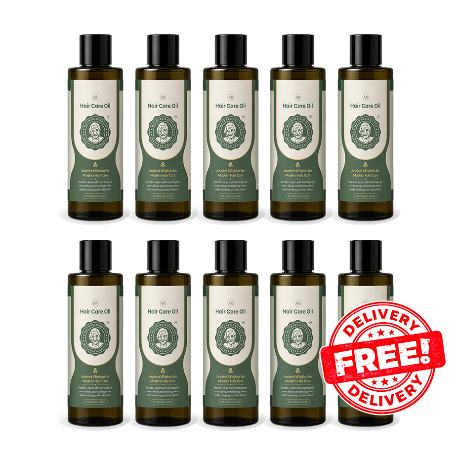 Muthassikoottu Hair Oil – 10 Bottle Combo (1000ml)