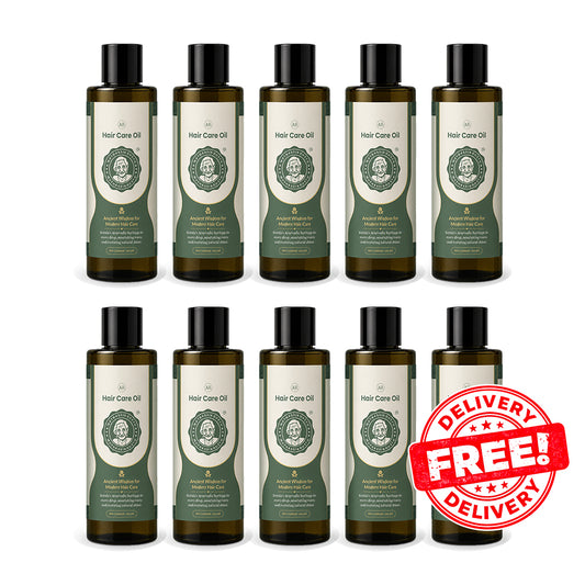 Muthassikoottu Hair Oil – 10 Bottle Combo (1000ml)