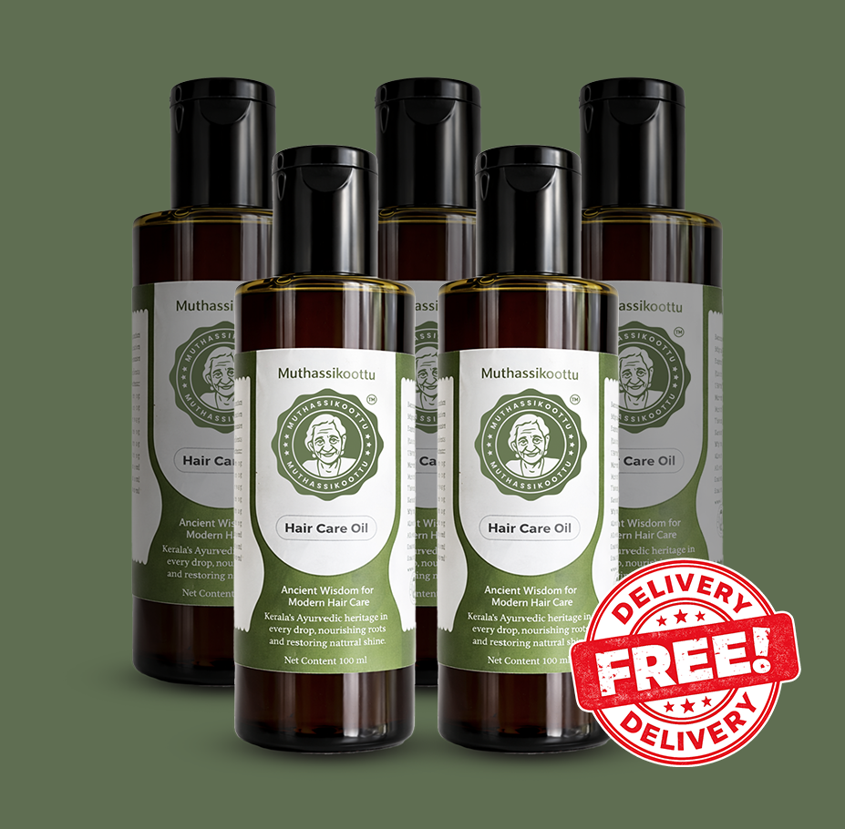 Muthassikoottu Hair Oil – 500ml (Family Pack – 5 Bottles)
