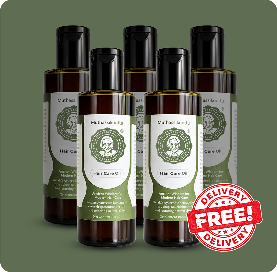 Muthassikoottu Hair Oil – 500ml (Family Pack – 5 Bottles)