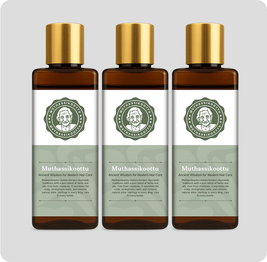 Muthassikoottu Hair Oil – 300ml (3 Bottles Combo)