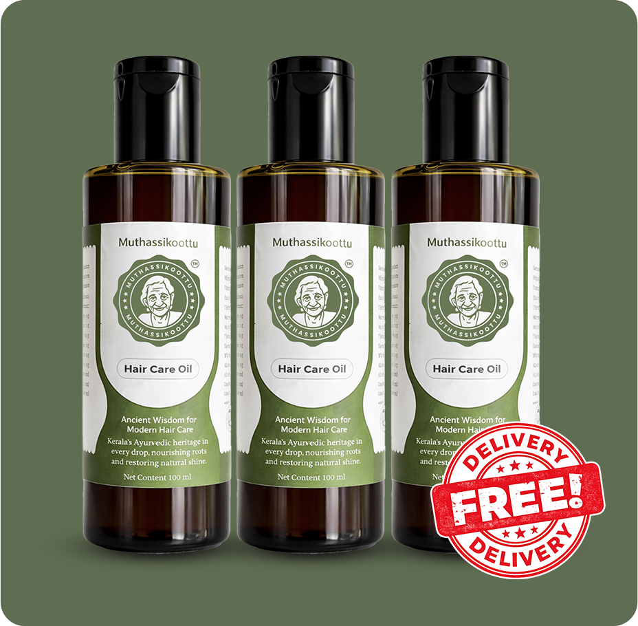 Muthassikoottu Hair Oil – 300ml (3 Bottles Combo)