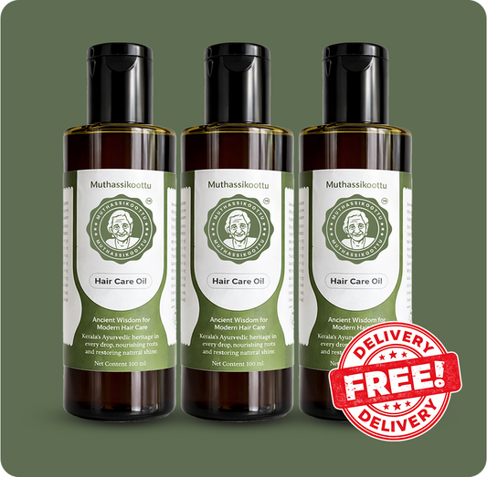 Muthassikoottu Hair Oil – 300ml (3 Bottles Combo)