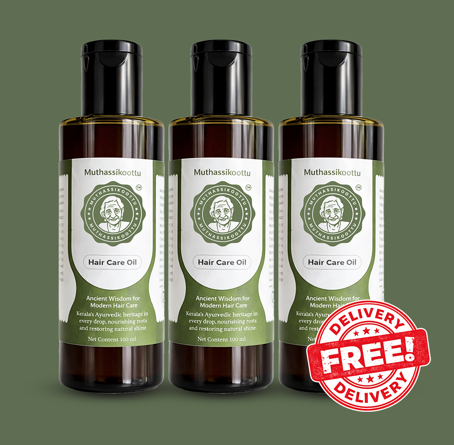 Muthassikoottu Hair Oil – 300ml (3 Bottles Combo)